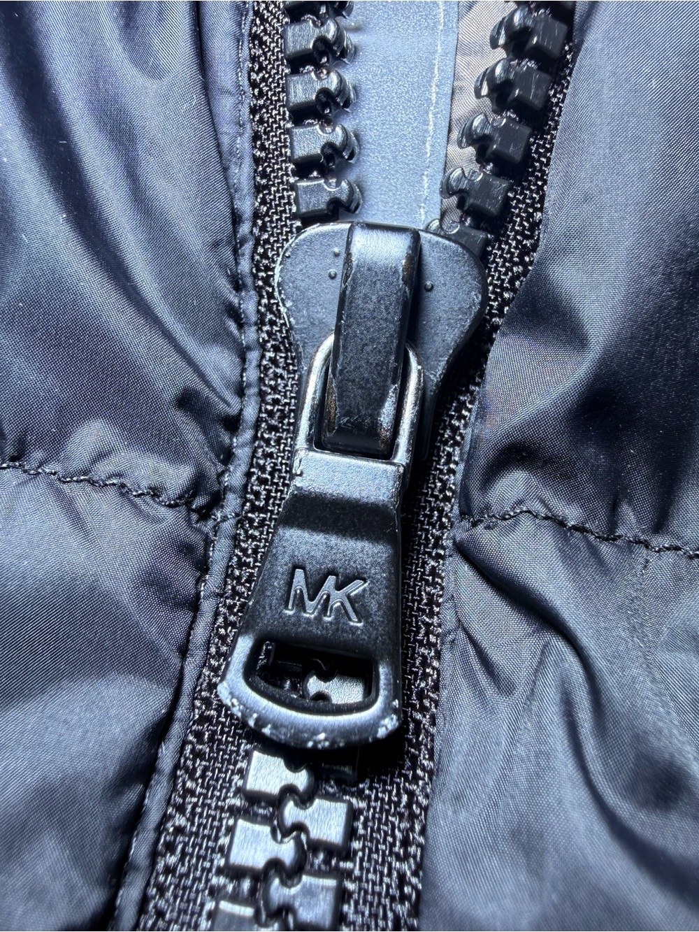 Michael Kors Boys Puffer Jacket black/camo Camo Zip Lined Down Fill Hood 14/16 - Picture 10 of 12